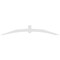 Ekena Millwork Archdale Architectural Grade PVC Gable Bracket, 84"W x 14"H x 4"D x 4"F, 4/12 Pitch GBP084X14X0404ARC00 - alternate 4